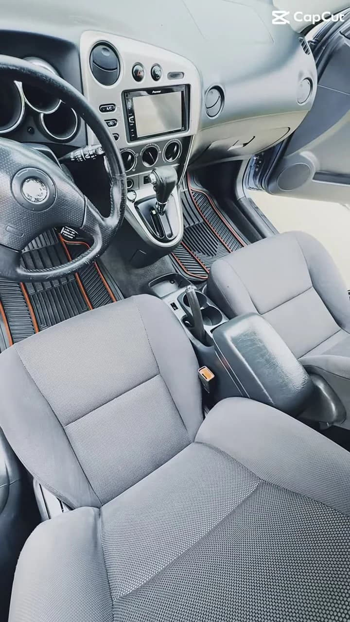 Clean Toyota interior after mobile detailing